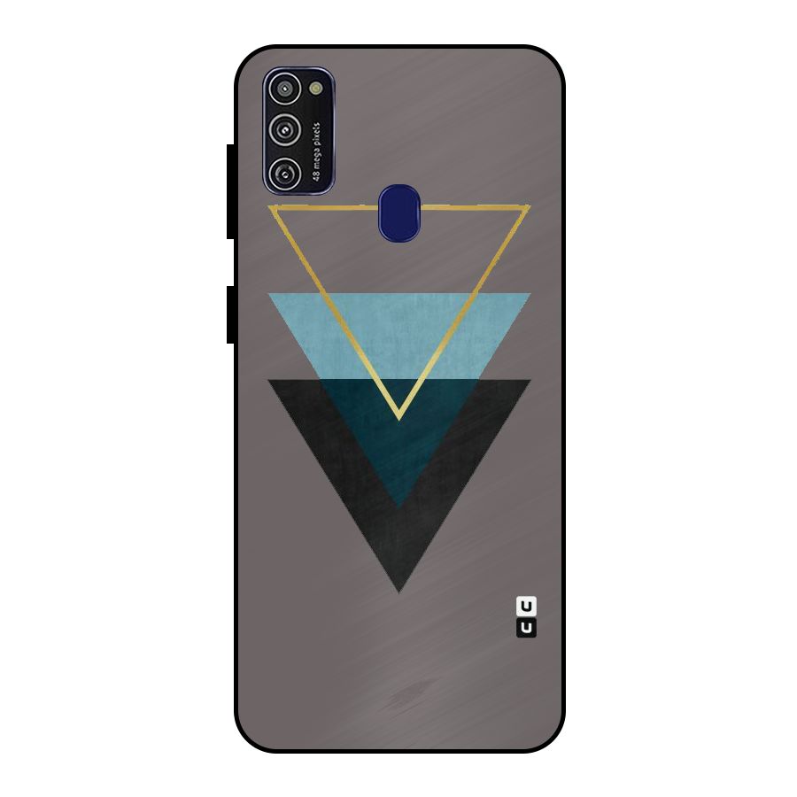 Pastel Triangle Metal Back Case for Galaxy M30s