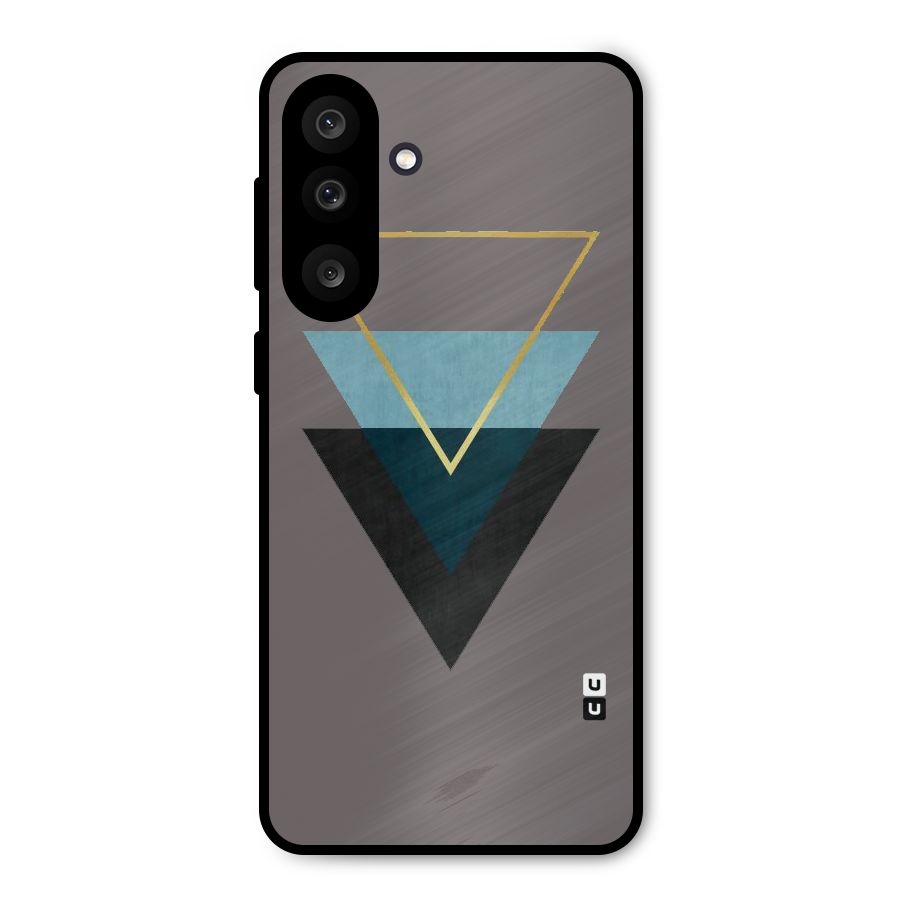 Pastel Triangle Metal Back Case for Galaxy M56