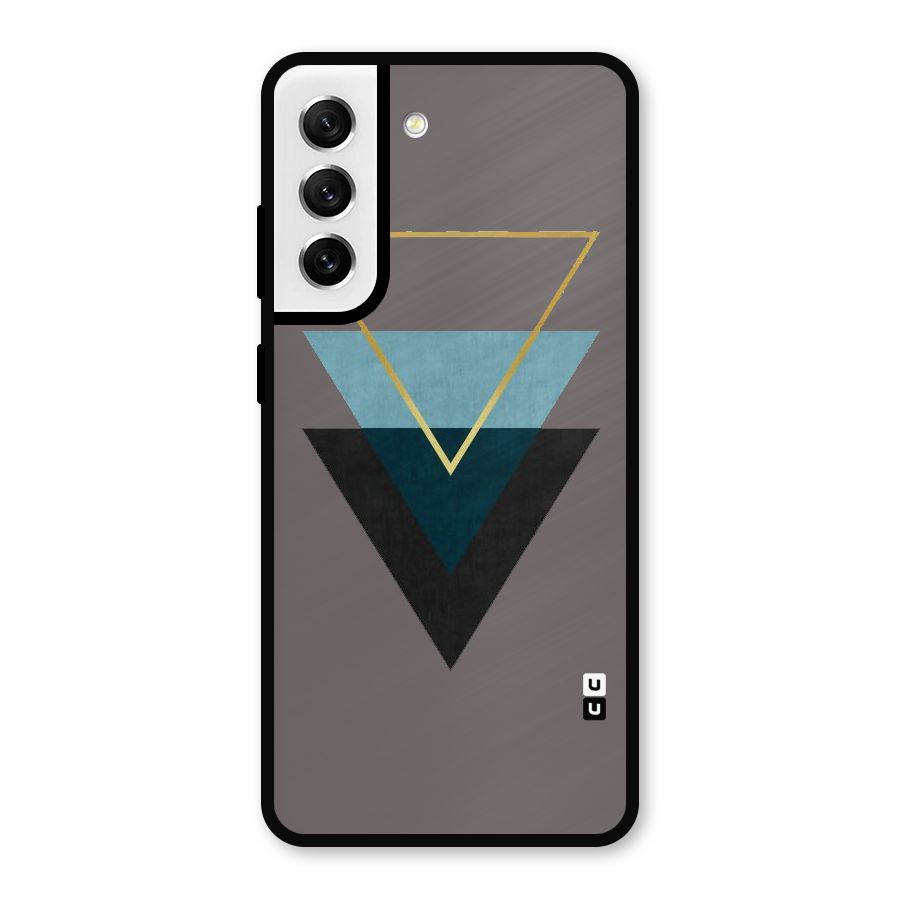 Pastel Triangle Metal Back Case for Galaxy S21 FE 5G