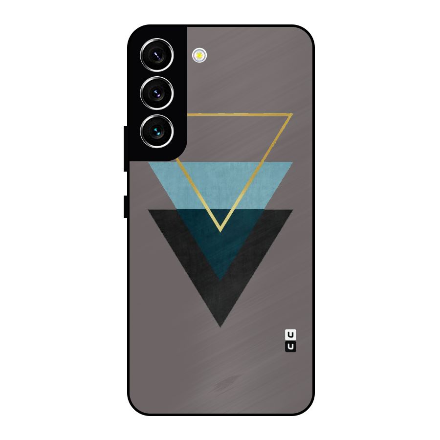 Pastel Triangle Metal Back Case for Galaxy S22 5G