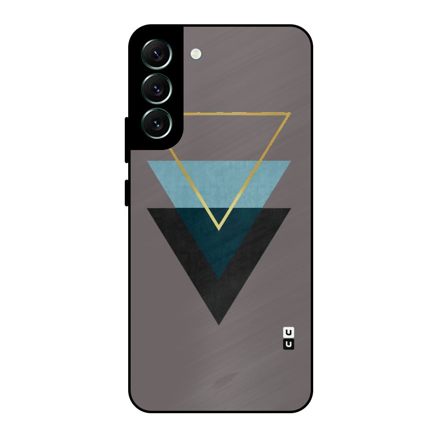 Pastel Triangle Metal Back Case for Galaxy S22 Plus 5G