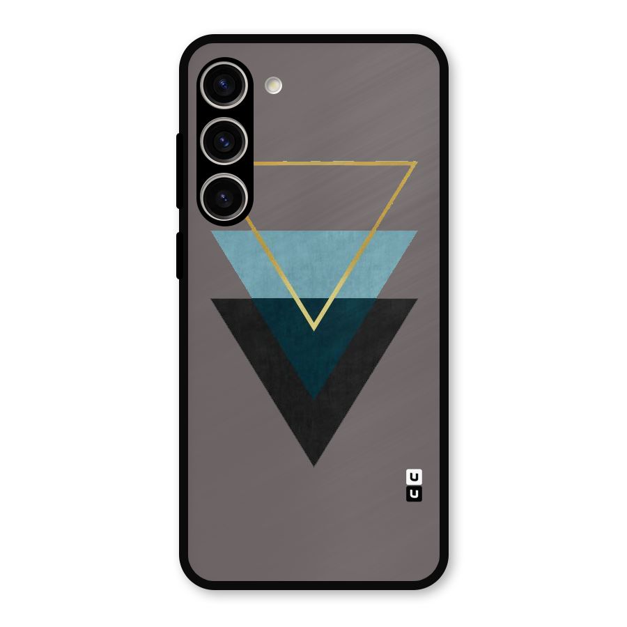 Pastel Triangle Metal Back Case for Galaxy S23 Plus