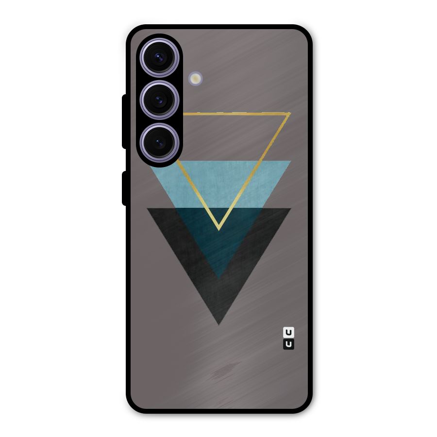 Pastel Triangle Metal Back Case for Galaxy S24