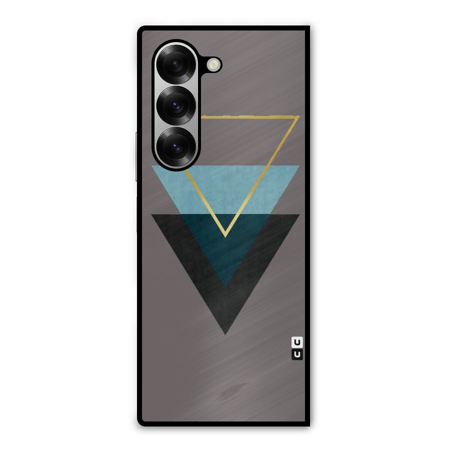 Pastel Triangle Metal Back Case for Galaxy Z Fold6