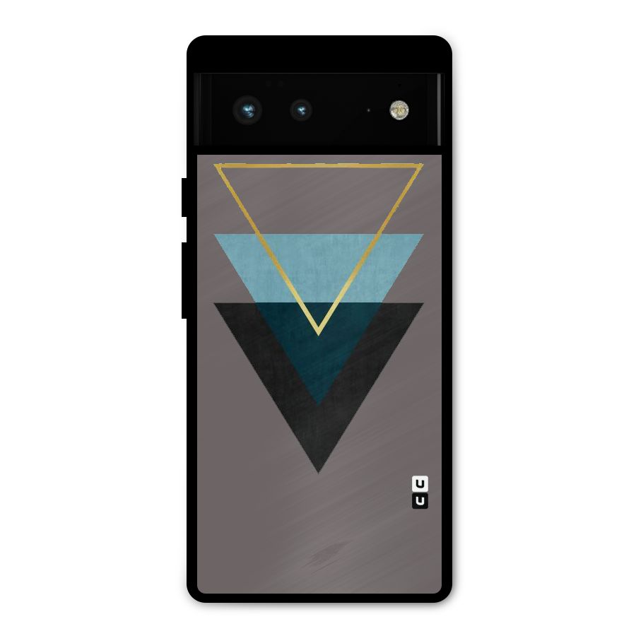 Pastel Triangle Metal Back Case for Google Pixel 6