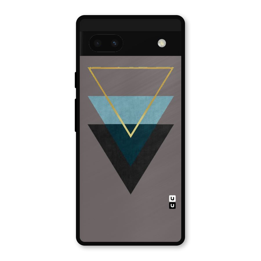 Pastel Triangle Metal Back Case for Google Pixel 6a