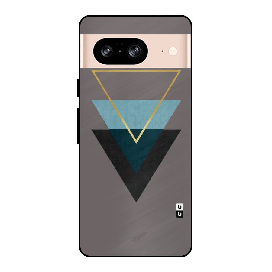 Pastel Triangle Metal Back Case for Google Pixel 8