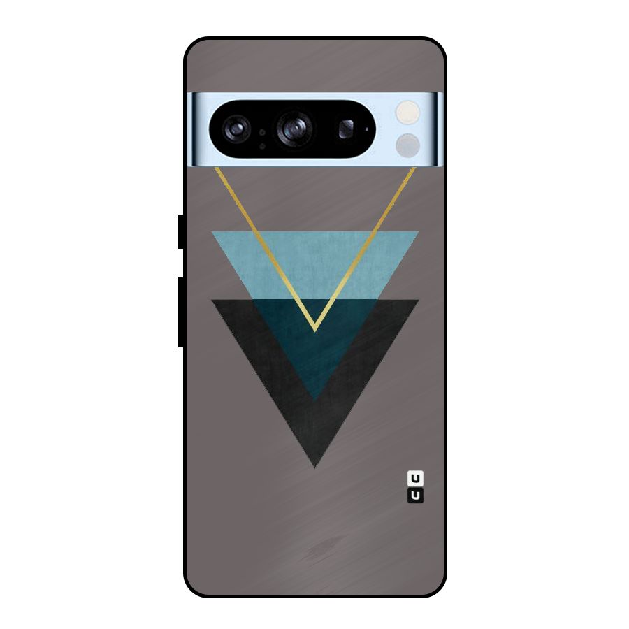 Pastel Triangle Metal Back Case for Google Pixel 8 Pro