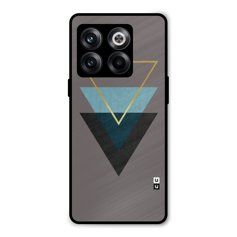 Pastel Triangle Metal Back Case for OnePlus 10T