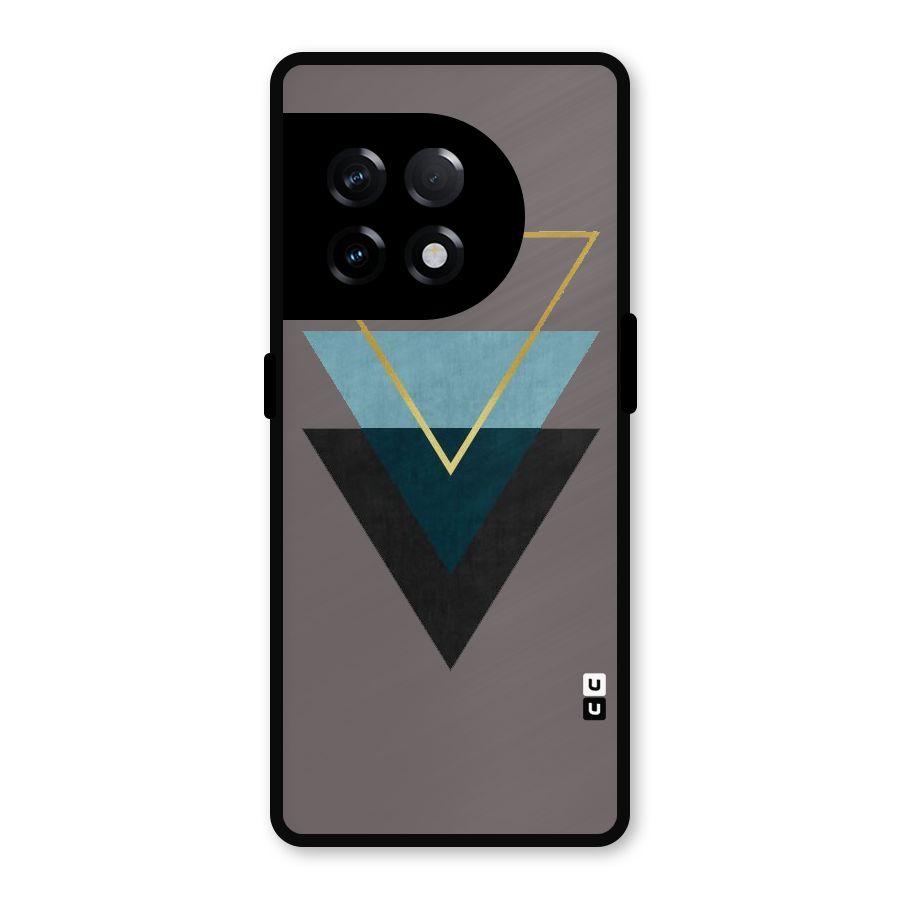Pastel Triangle Metal Back Case for OnePlus 11R
