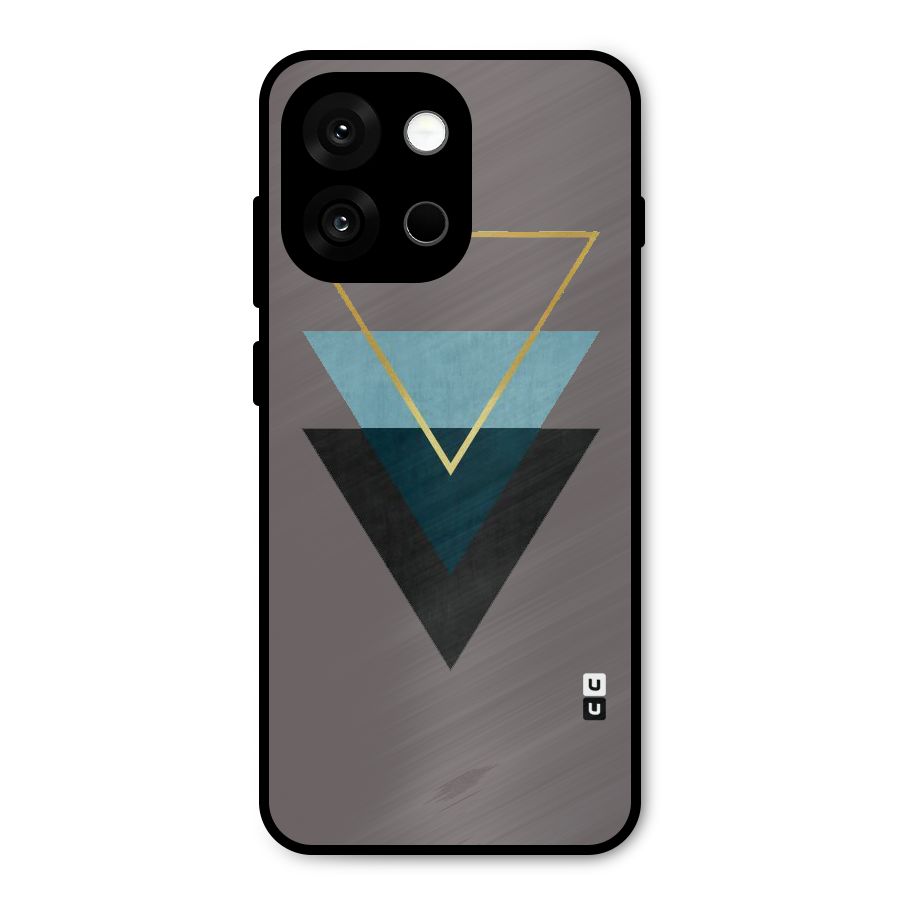 Pastel Triangle Metal Back Case for OnePlus 13s