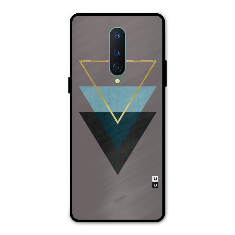 Pastel Triangle Metal Back Case for OnePlus 8