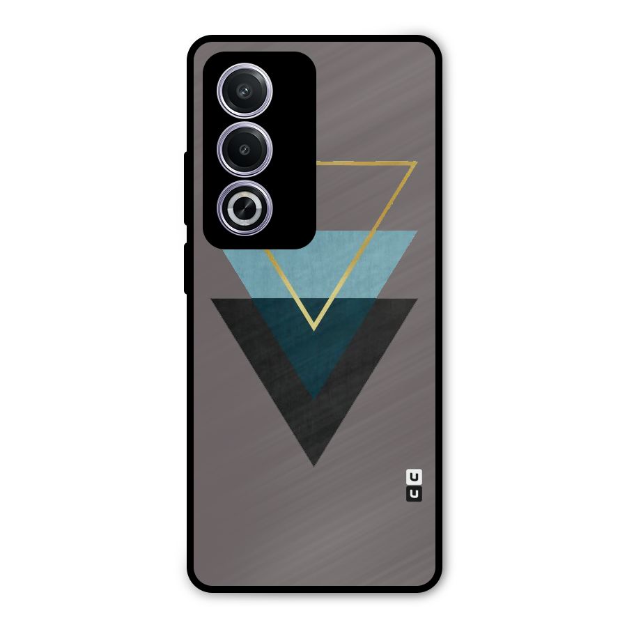 Pastel Triangle Metal Back Case for Oppo K12x