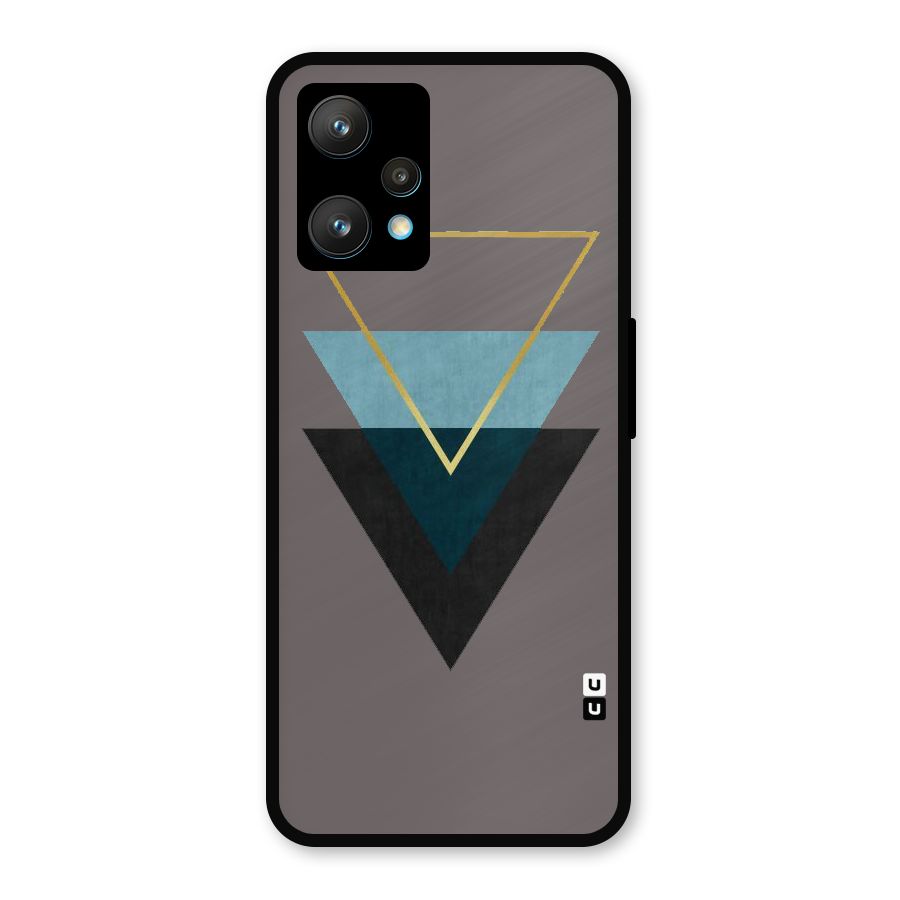 Pastel Triangle Metal Back Case for Realme 9 Pro Plus 5G