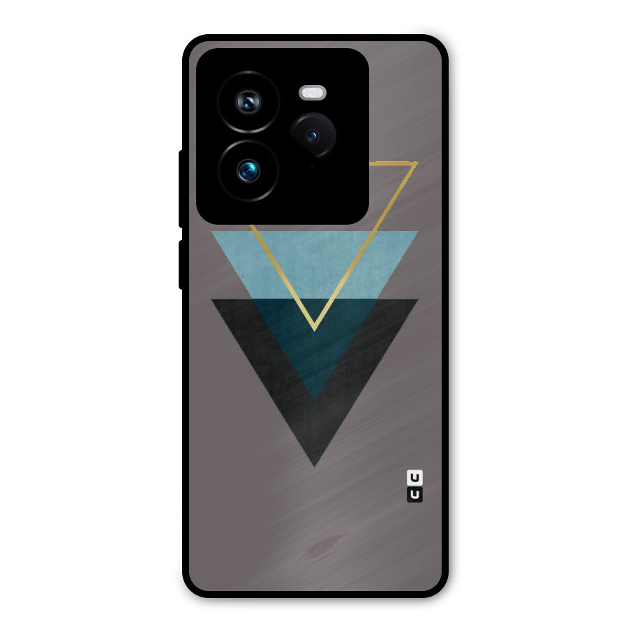 Pastel Triangle Metal Back Case for Realme GT 7 Pro