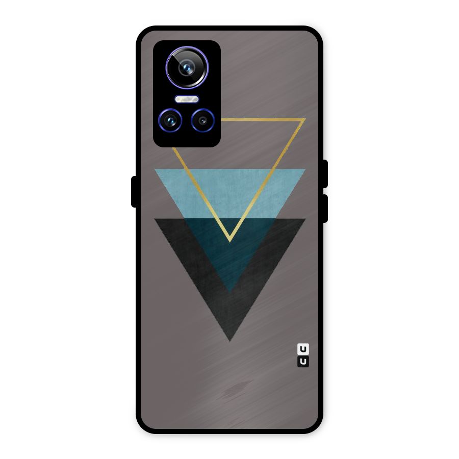 Pastel Triangle Metal Back Case for Realme GT Neo 3