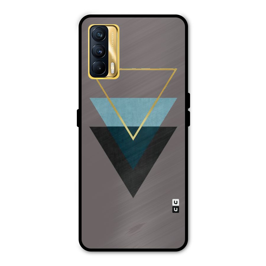 Pastel Triangle Metal Back Case for Realme X7
