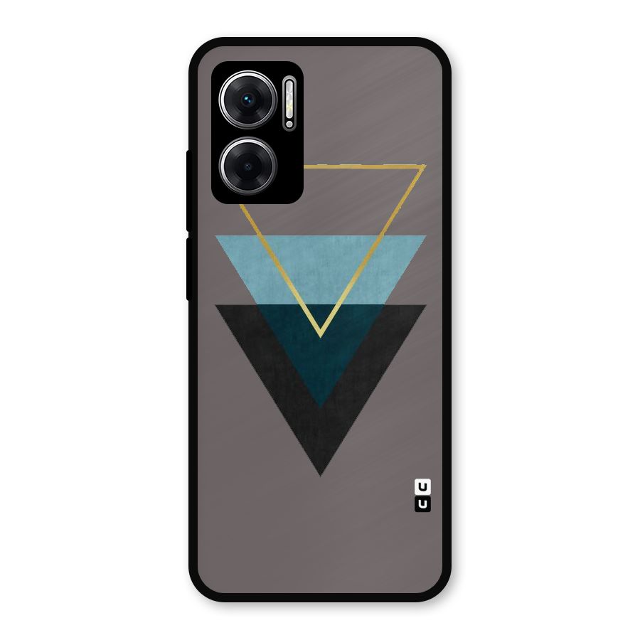 Pastel Triangle Metal Back Case for Redmi 11 Prime 5G