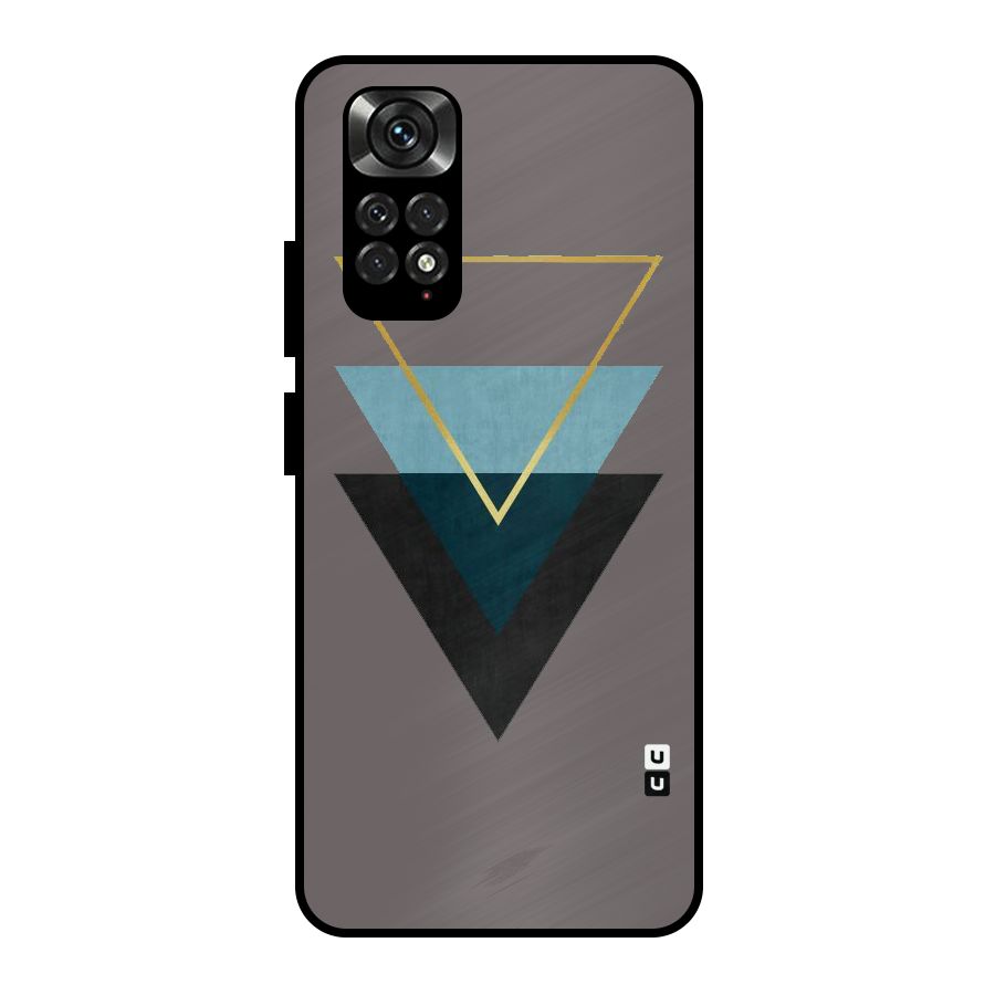 Pastel Triangle Metal Back Case for Redmi Note 11 Pro Plus 5G