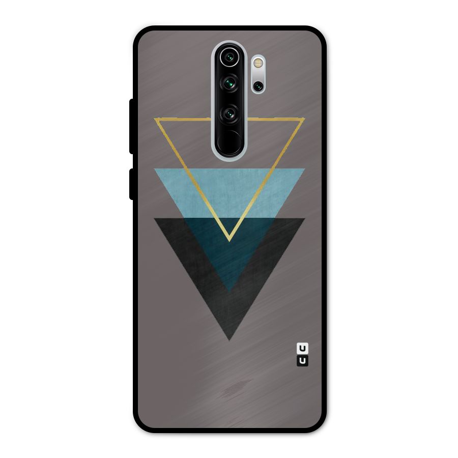 Pastel Triangle Metal Back Case for Redmi Note 8 Pro