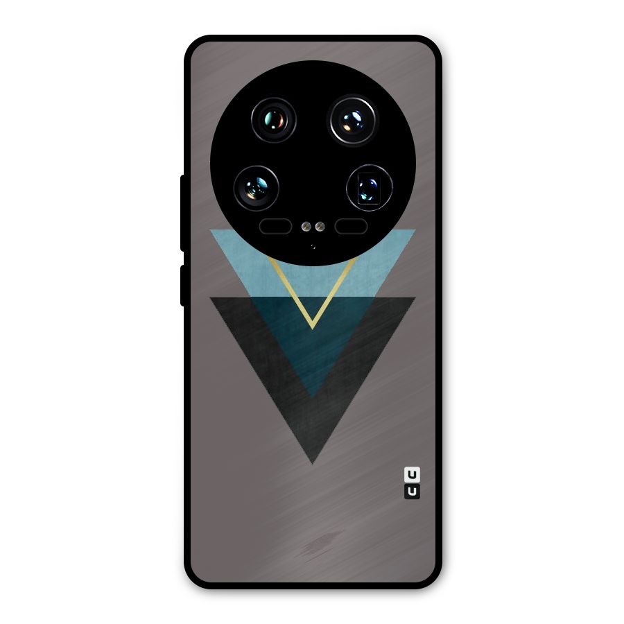 Pastel Triangle Metal Back Case for Xiaomi 14 Ultra