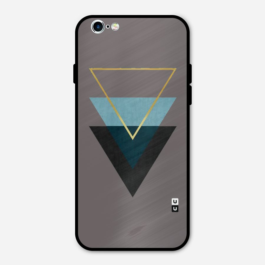 Pastel Triangle Metal Back Case for iPhone 6 6s