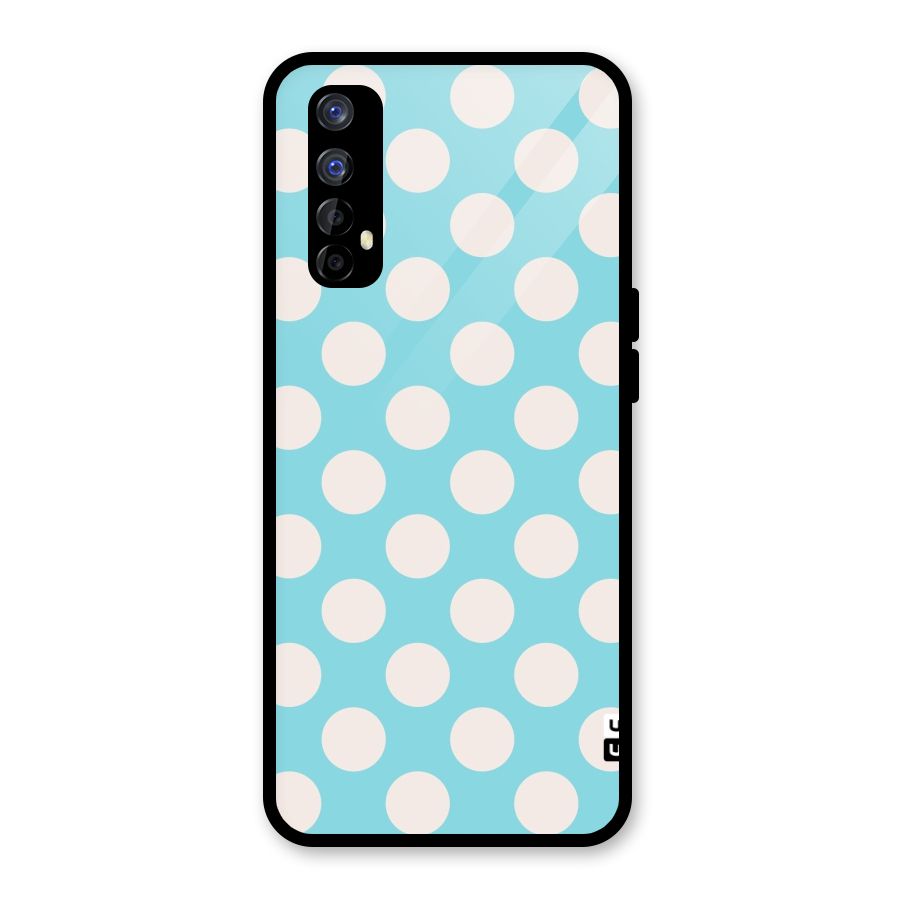 Pastel White Polka Dots Glass Back Case for Realme Narzo 20 Pro