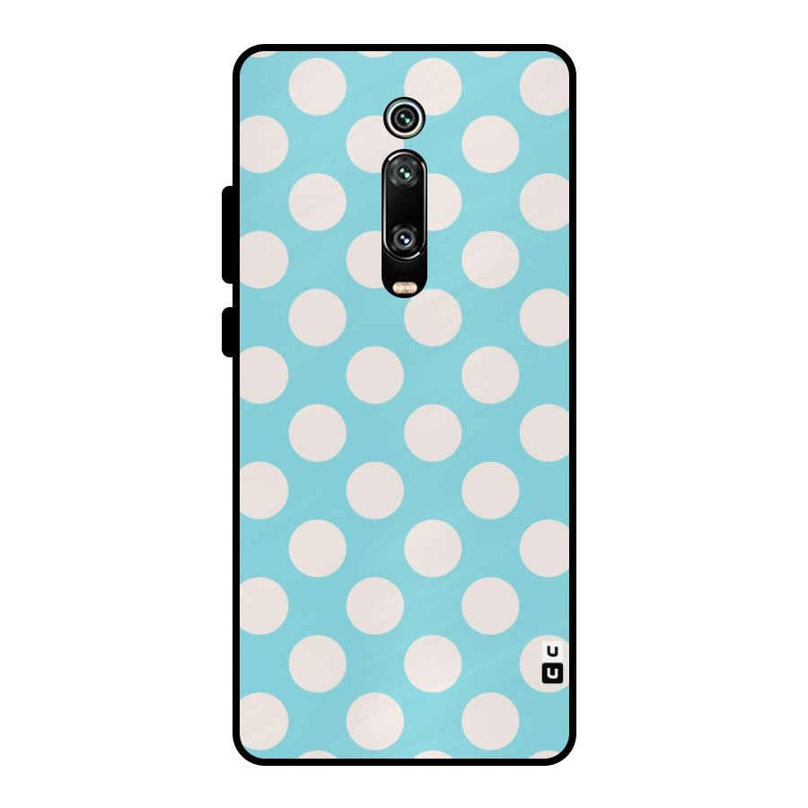 Pastel White Polka Dots Metal Back Case for Redmi K20