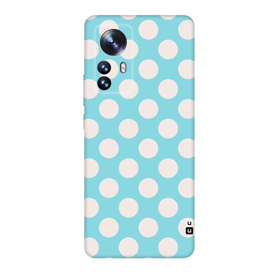 Pastel White Polka Dots Original Polycarbonate Back Case for Xiaomi 12 Pro