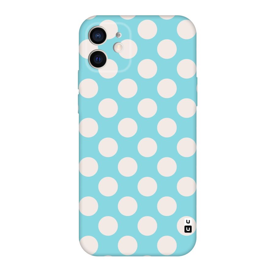 Pastel White Polka Dots Original Polycarbonate Back Case for iPhone 12