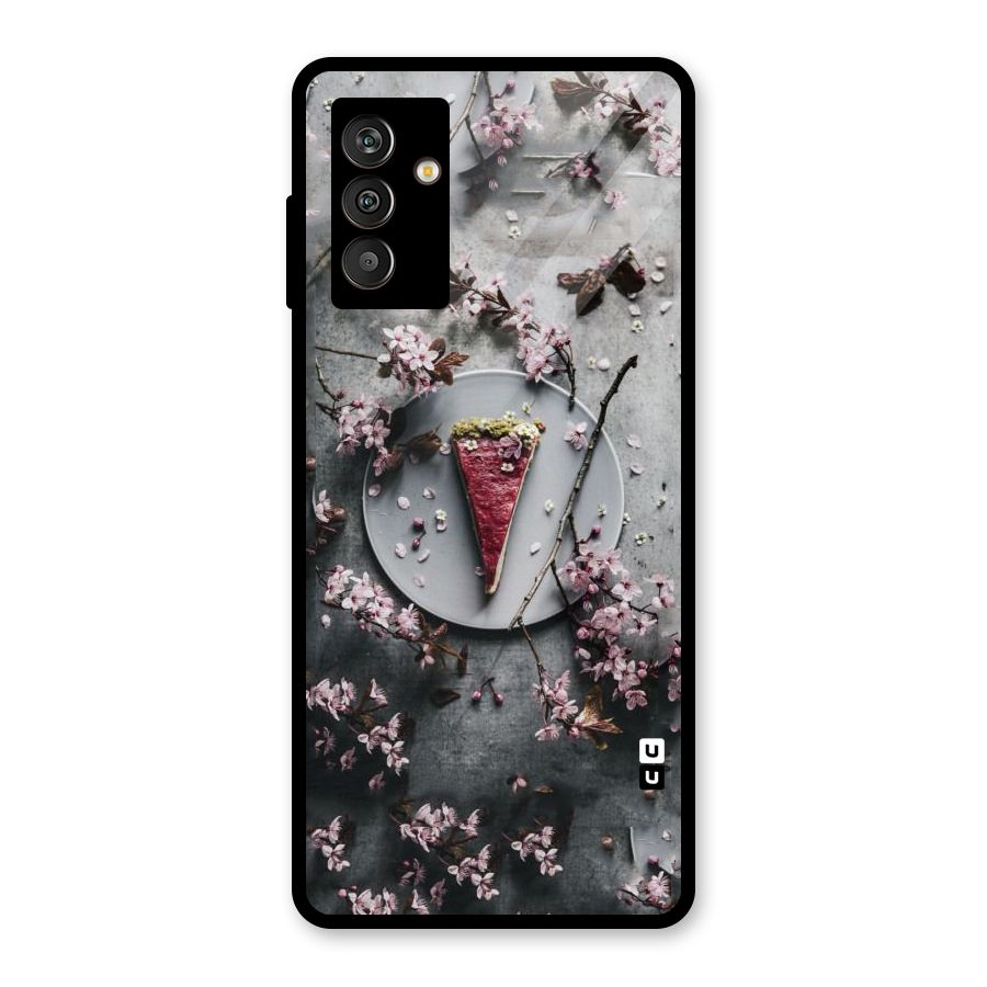 Pastry Florals Glass Back Case for Galaxy M13