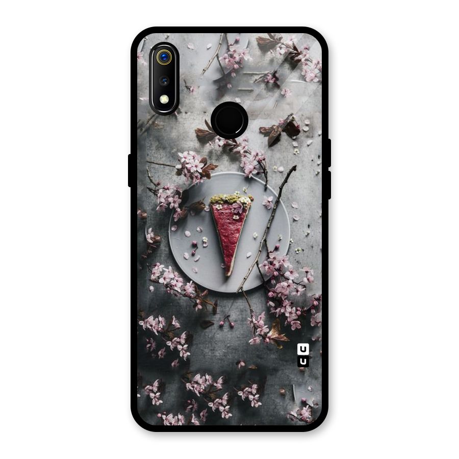 Pastry Florals Glass Back Case for Realme 3i