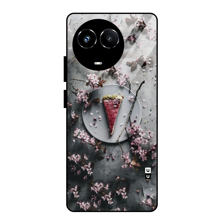 Pastry Florals Glass Back Case for Realme Narzo 60X
