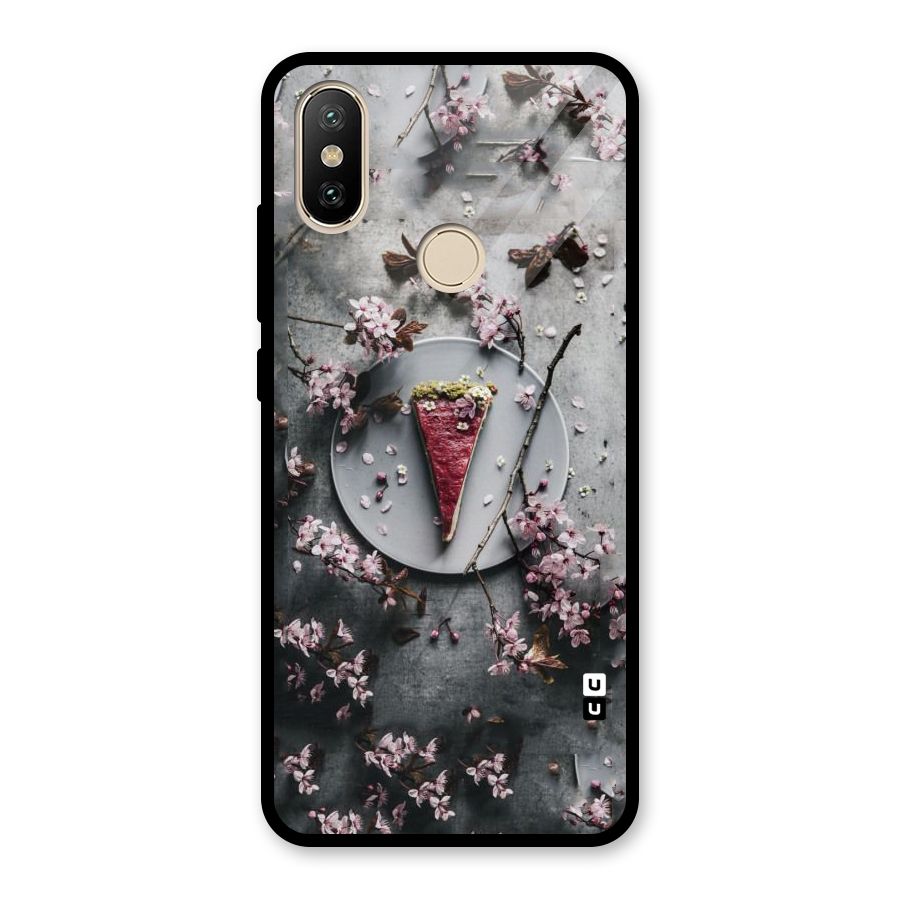 Pastry Florals Glass Back Case for Redmi A2