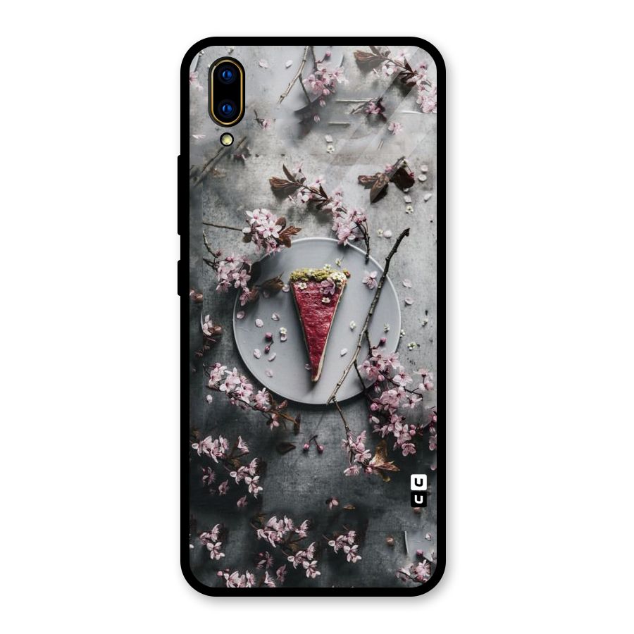 Pastry Florals Glass Back Case for Vivo V11 Pro