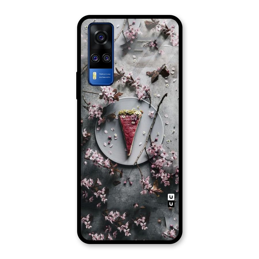 Pastry Florals Glass Back Case for Vivo Y31