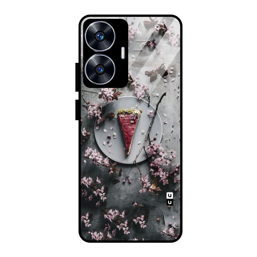 Pastry Florals Glass Back Case for realme C55