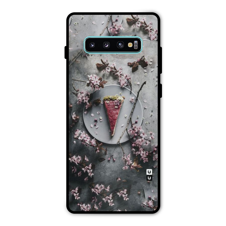 Pastry Florals Metal Back Case for Galaxy S10 Plus