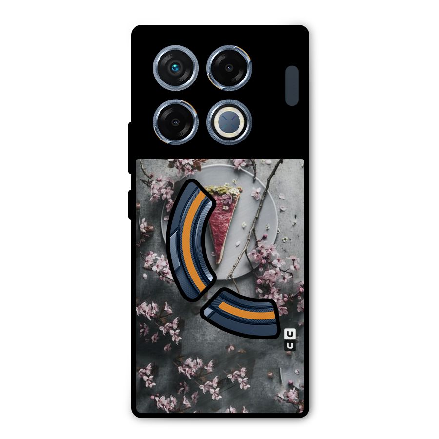 Pastry Florals Metal Back Case for Infinix GT 20 Pro