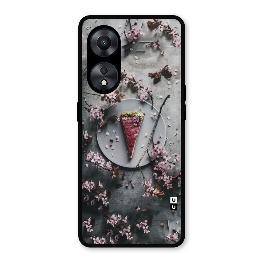 Pastry Florals Metal Back Case for Oppo A78