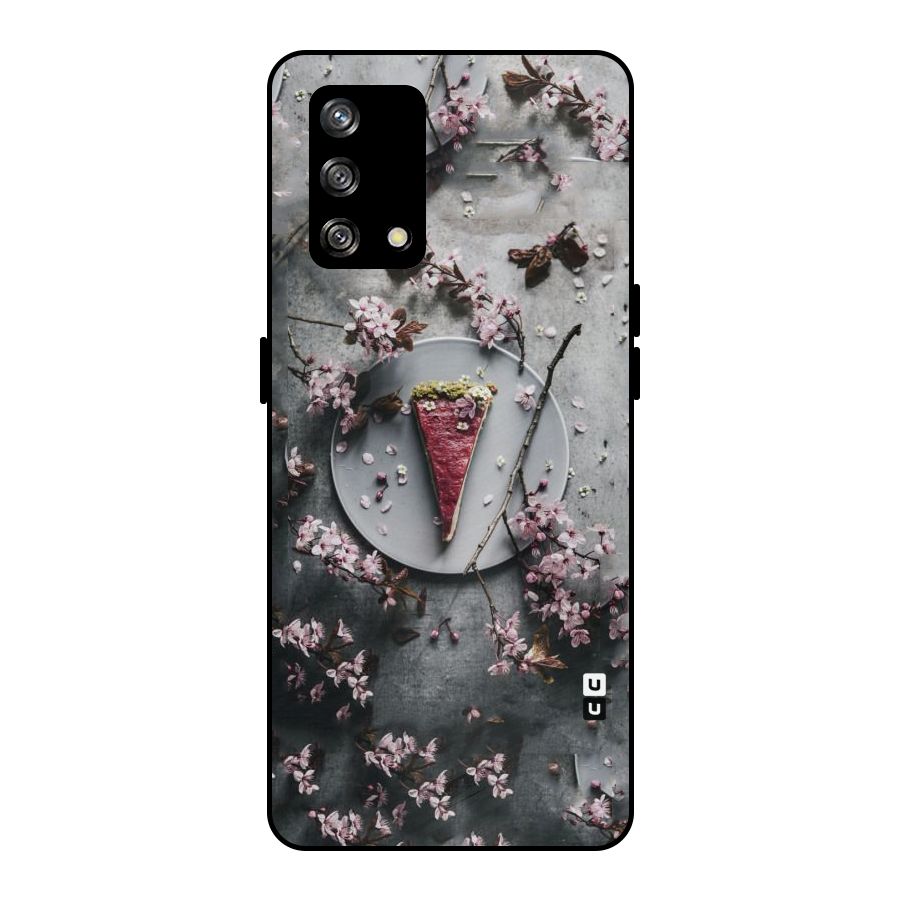 Pastry Florals Metal Back Case for Oppo F19