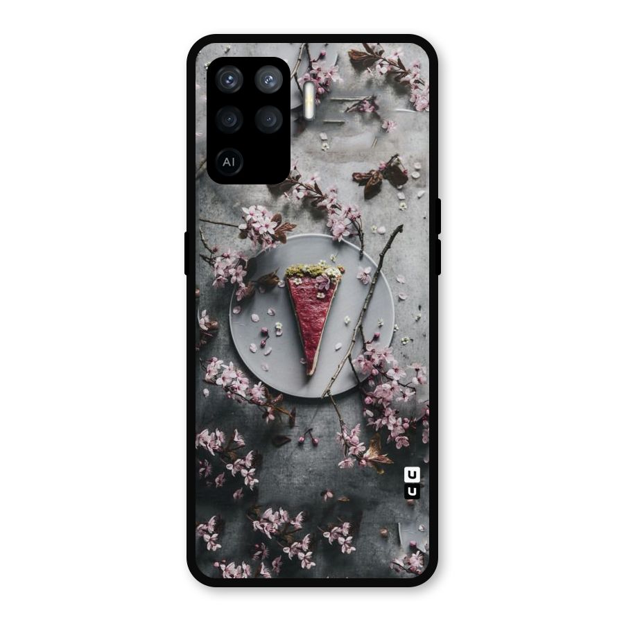 Pastry Florals Metal Back Case for Oppo F19 Pro
