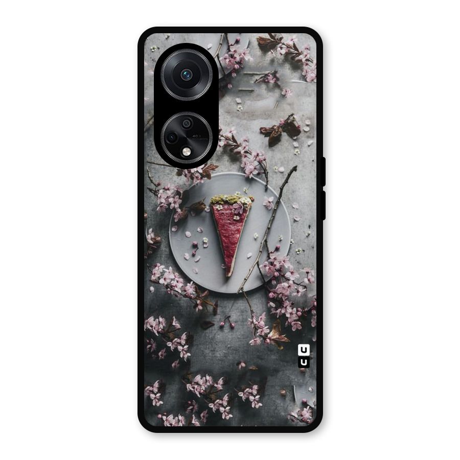 Pastry Florals Metal Back Case for Oppo F23