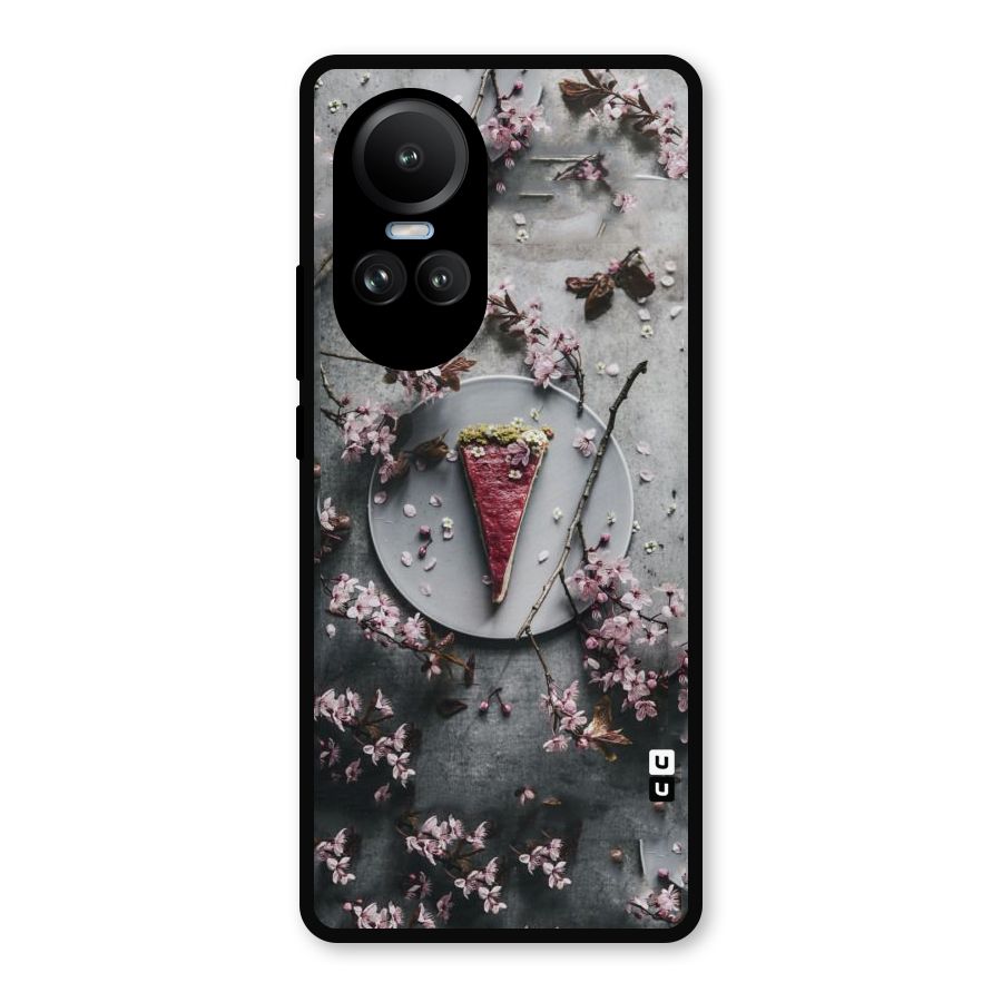 Pastry Florals Metal Back Case for Oppo Reno10