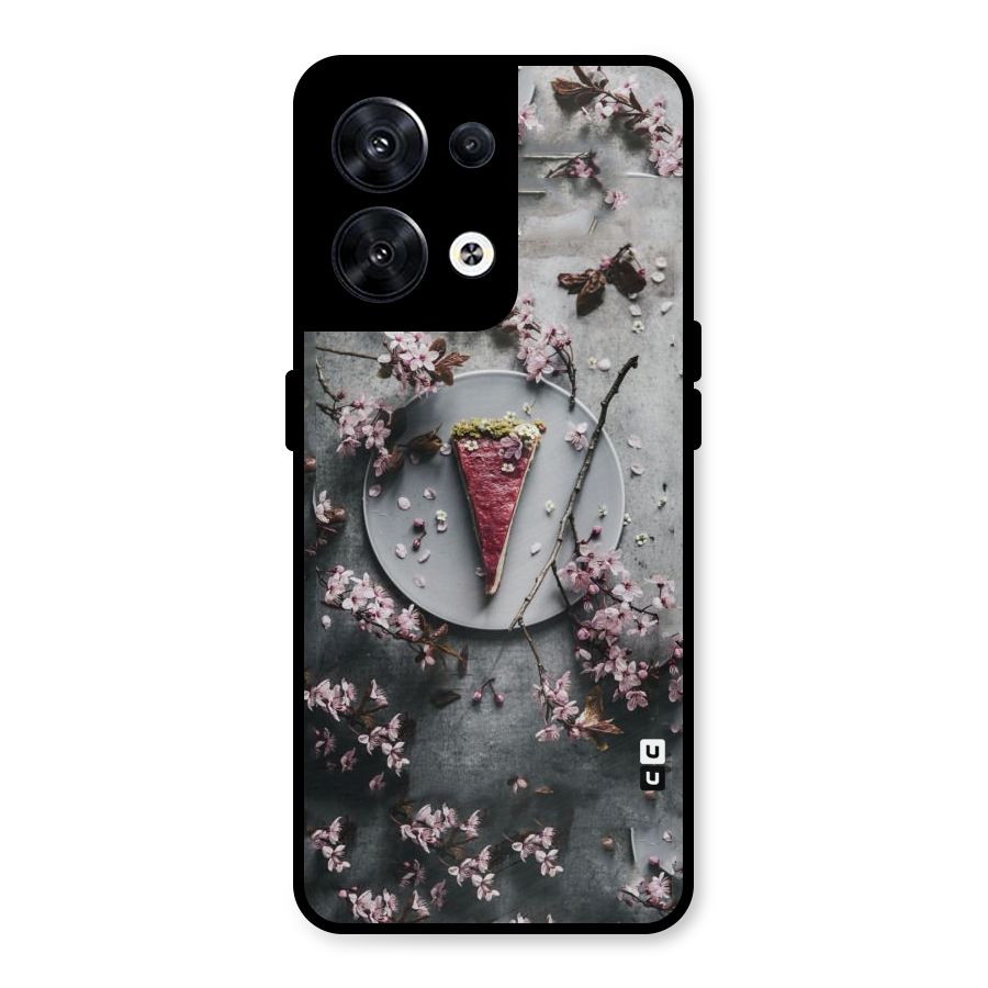 Pastry Florals Metal Back Case for Oppo Reno8 5G