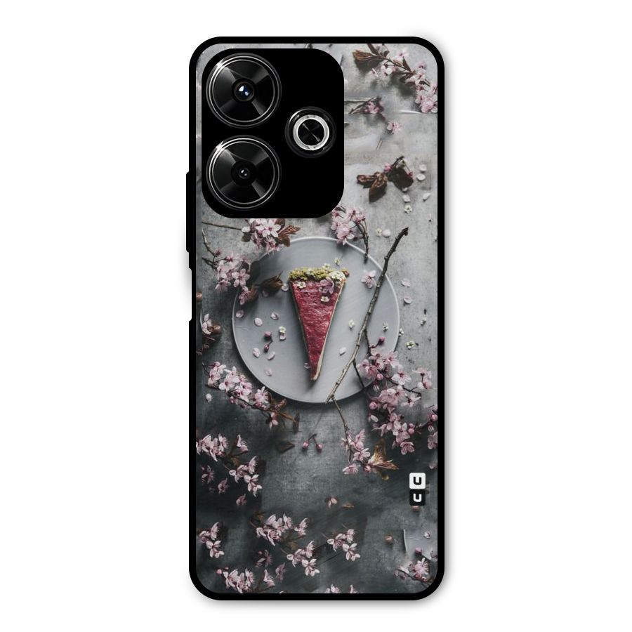 Pastry Florals Metal Back Case for Poco M6 Plus