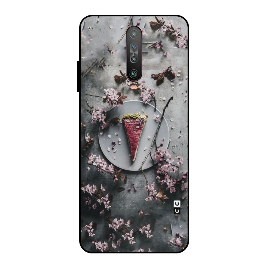 Pastry Florals Metal Back Case for Poco X2