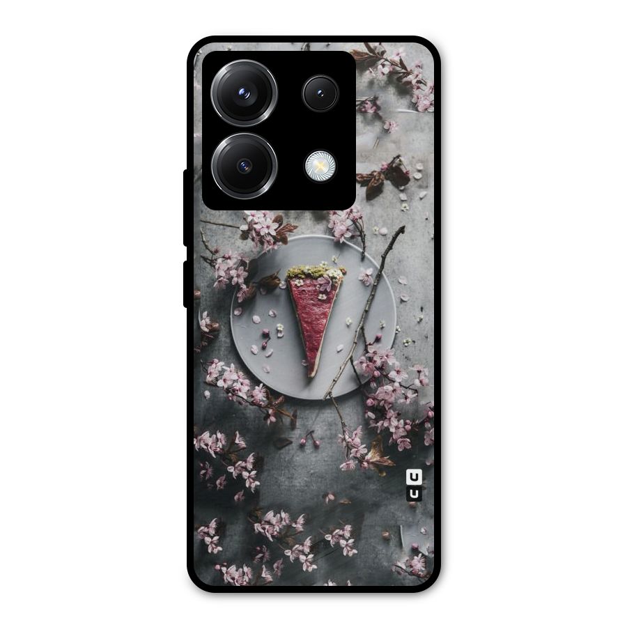 Pastry Florals Metal Back Case for Poco X6