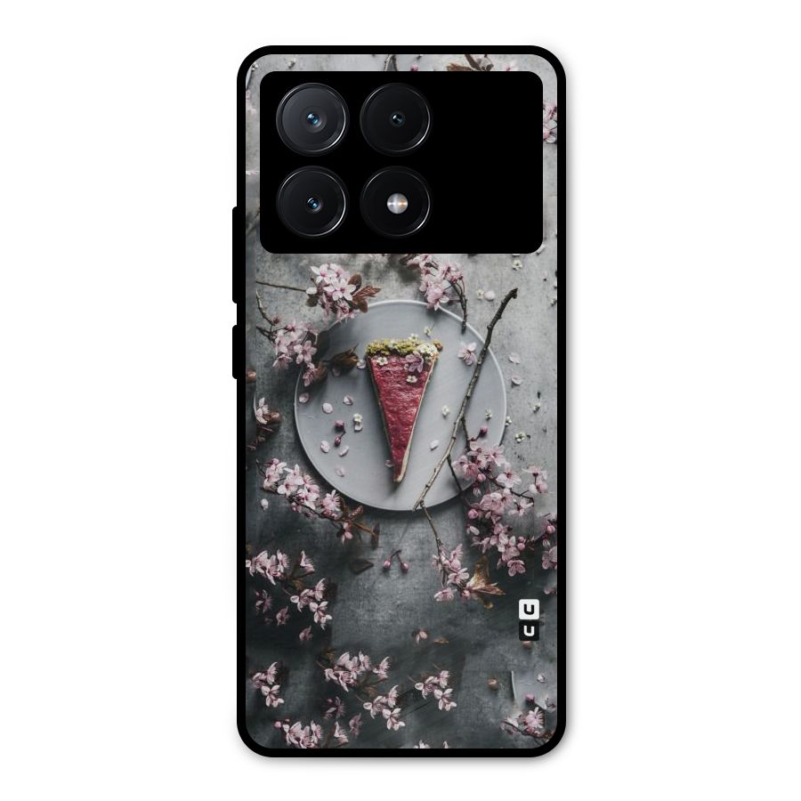Pastry Florals Metal Back Case for Poco X6 Pro