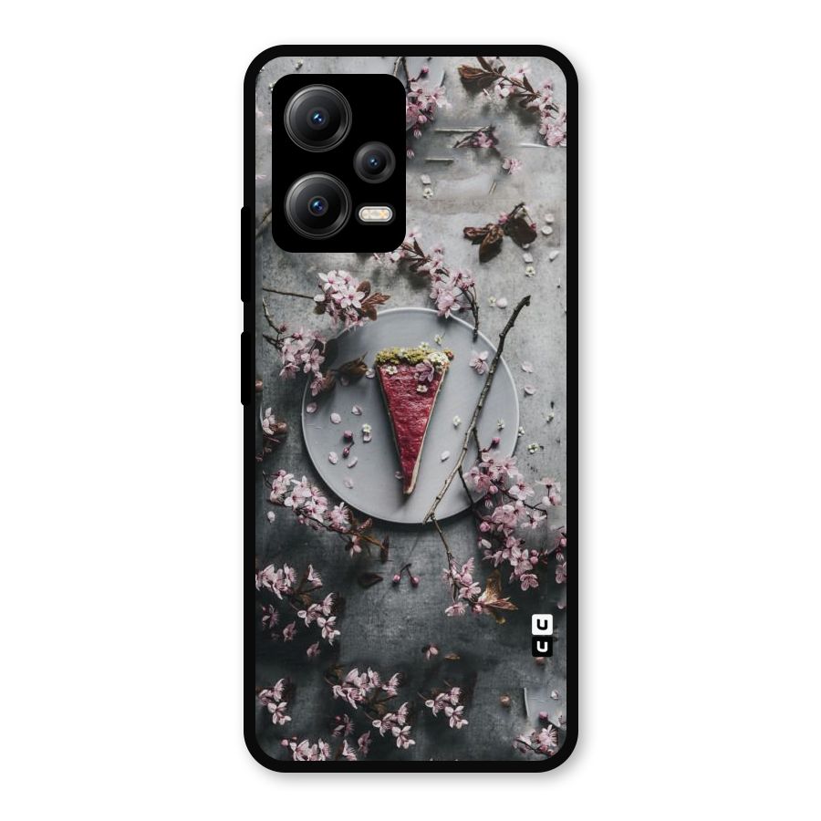 Pastry Florals Metal Back Case for Redmi Note 12 5G